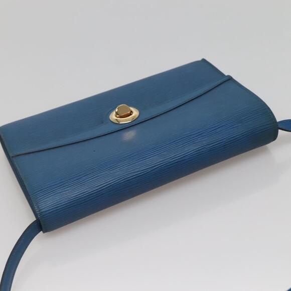 LOUIS VUITTON Epi Pochette Arche Shoulder Bag Blue M52575 - Picture 6 of 12